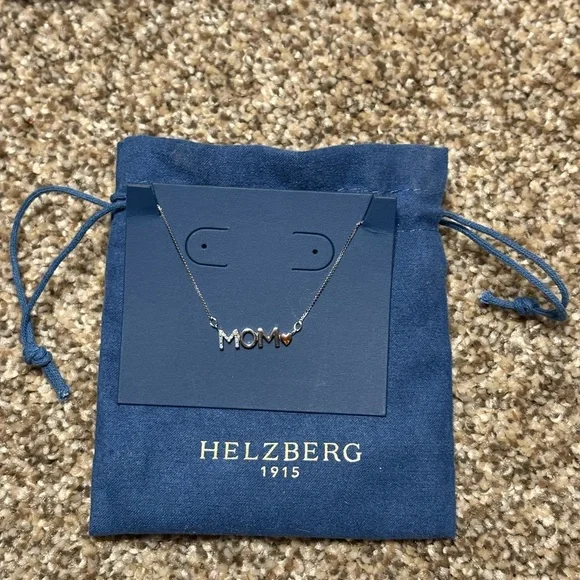 Helzberg Diamonds Sterling Silver and Rose Gold MOM Necklace - Picture 3 of 7